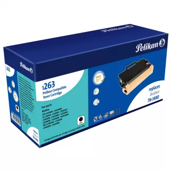 Pelikan suderinamas kasečių rinkinys Brother TN-3480 - juoda - 8000 puslapių
