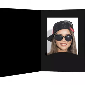 DAIBER Profi-Line Photo Folder 4.5x6 cm Black (100 Pack)