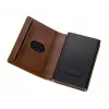 TROIKA 2-in-1 Piniginė SHERLOCK HOME RUDOS (WAL45/BR)