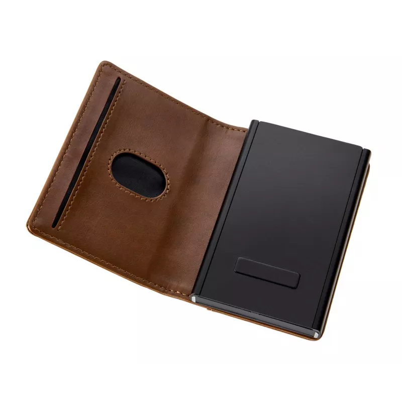 TROIKA 2-in-1 Piniginė SHERLOCK HOME RUDOS (WAL45/BR)