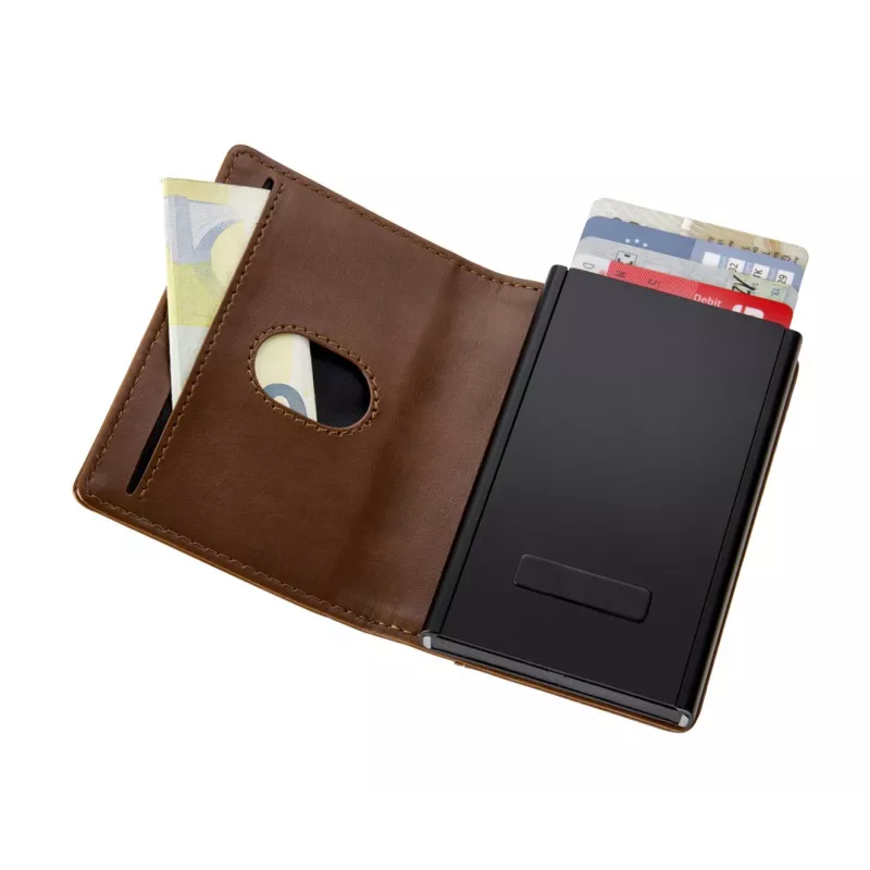 TROIKA 2-in-1 Piniginė SHERLOCK HOME RUDOS (WAL45/BR)