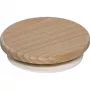 WECK medinis dangtelis 60 mm bukas