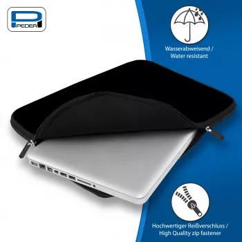 PEDEA Notebook Sleeve 14,1 colio (35,8 cm), juodas
