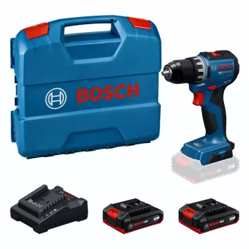 Bosch GSR 18V-52 akumuliatorinis sukamasis gręžtuvas 2 x 2,0 Ah baterijos L-BOXX