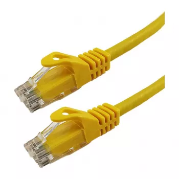 Grafenthal Patch Cable Cat6a U/UTP CU LSZH 0,25m Geltona