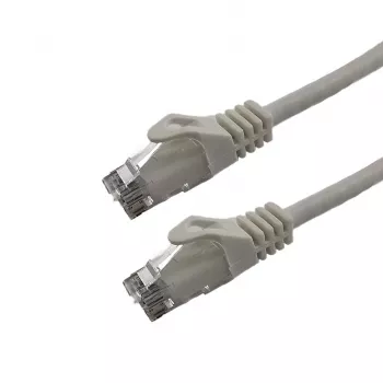 Grafenthal Patch Cable CAT6 S/FTP CU 0,5m Grey LSZH Snagless RJ45