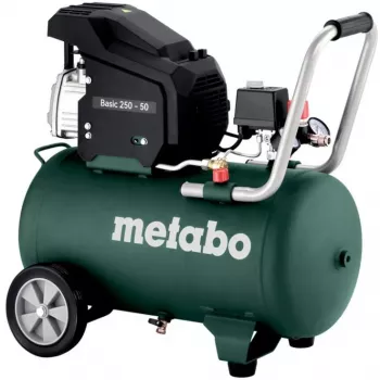 Metabo Basic 250-50 Compressor 230V 50L 8bar 110L/min Oil-lubricated