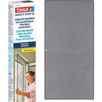 Tesa Insect Stop Clip On 55360 Grindys-Lubos 2,4x1,2m Antracitas