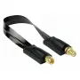 Kabelmeister Coaxial HF Window Feedthrough, SMA Plug to SMA Jack, Black, 0,2m
