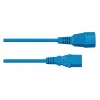 Kabelmeister SK1430-B020 mėlynas IEC ilgintuvas C14–C13, 2 m, 0,75 mm²