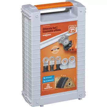 FEIN Ultimate Set (35222967502) - StarlockPlus Osciliuojantis Multifunkcinis Įrankių Rinkinys, 350W, 5m Laidas, QuickIN Sistema