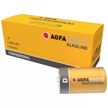 AGFAPHOTO Professional LR20 Mono D šarminė baterija 1.5V 10 vnt. pakuotė