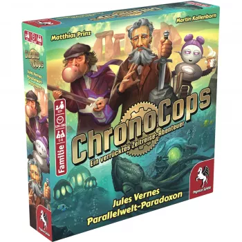 Pegasus Spiele ChronoCops – Jules Verne’o paralelinio pasaulio paradoksas