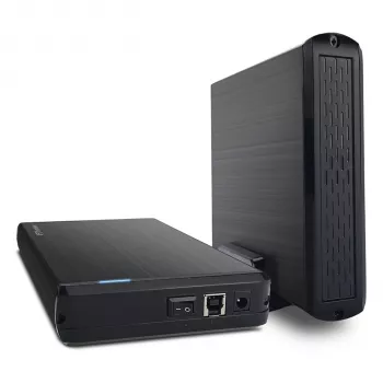 FANTEC DB-G35U3-6G išorinis kietojo disko korpusas 3.5 inch SATA USB 3.0 6G USB-B aliuminis juodas (2582)