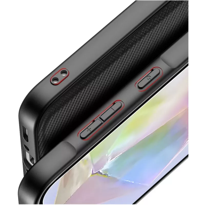Nevox StyleShell NYLO Protective Case for Samsung Galaxy A37 5G, Black (2604)