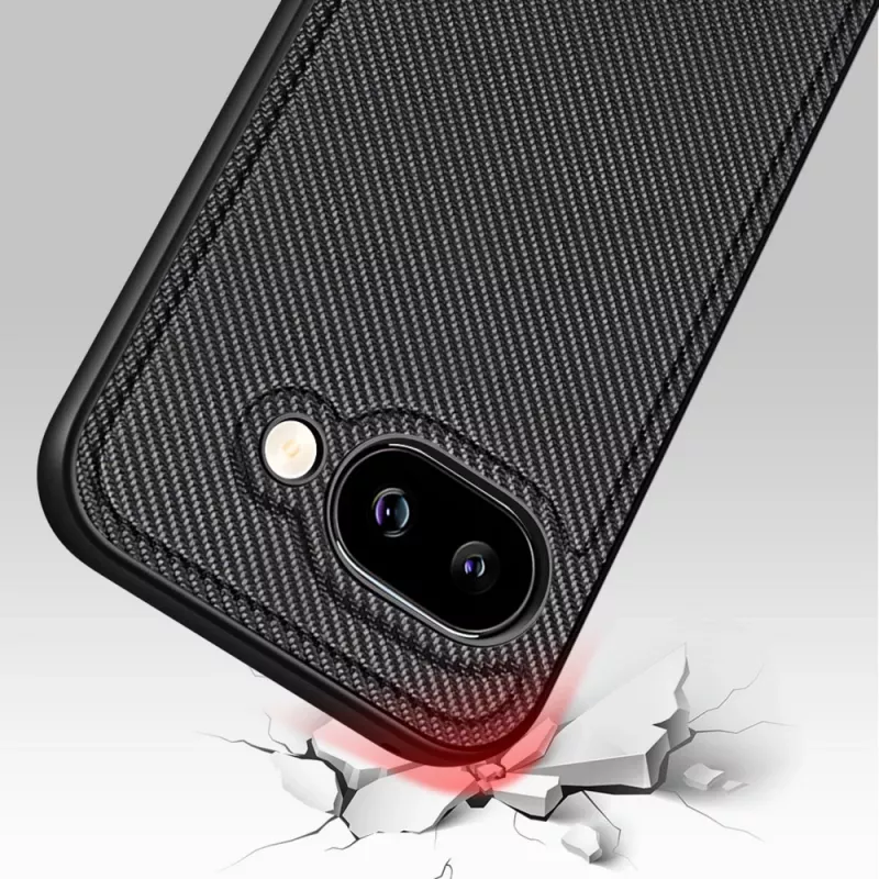 Nevox StyleShell NYLO Dėklas, skirtas Google Pixel 10 Pro, Juodas