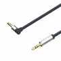 ShiverPeaks Audio 3,5mm lizdo laidas, kampinis/tiesus 0,7 m - juodas