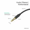 ShiverPeaks audio kabelis su mini jack kištuku
