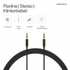 ShiverPeaks audio kabelis su mini jack kištuku