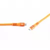 SHIVERPEAKS Flexline USB-C kabelis USB 3.2 240W Oranžinis