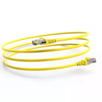 INCA Cat6 UTP Ethernet Patch Cable RJ45 0,5m Geltonas