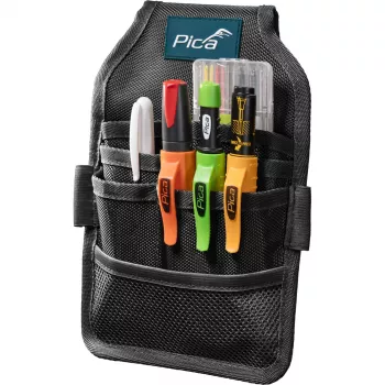 PICA-MARKER Pica Master Belt – Profesionali žymeklių diržo sistema, juoda/raudona