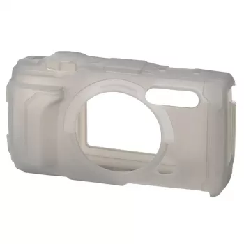 Olympus CSCH-128 Silikoninis dėklas fotoaparatui Tough TG-5/TG-6 - Pilka