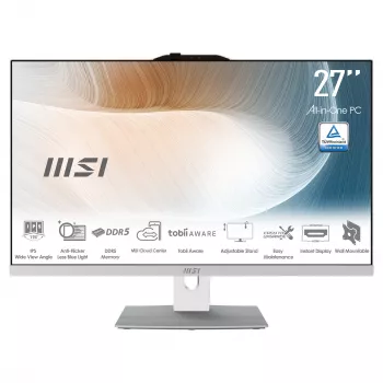 MSI Modern AM272P 1M-1428AT 27 colių „All-in-One“ kompiuteris, Full HD, 16GB RAM, 512GB SSD, Windows 10 Pro