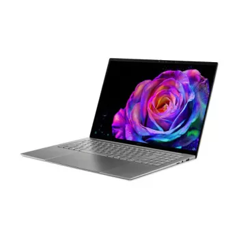 Acer Swift 16 AI SF16-71T-90F6 nešiojamas kompiuteris, 16 colių WQXGA+ OLED jutiklinis 120Hz, Intel Core Ultra X9 388H, 16GB LPDDR5x, 512GB SSD, Windows 11 Home, vokiška QWERTZ klaviatūra