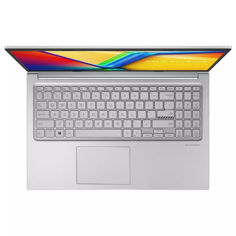 ASUS Vivobook 15 X1504VA-BQ4272 Intel Core 7 150U 8GB RAM 512GB SSD No OS sidabrinis