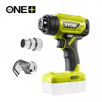 RYOBI One+ 18V belaidis karšto oro pistoletas R18HG-0 (tik įrankis) - 250°C/460°C, 170 L/min