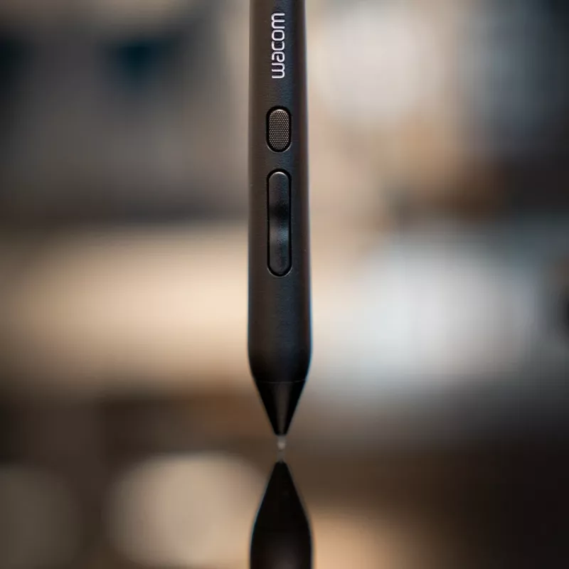 Wacom Art Pen 2 - 360 laipsnių sukamas pieštukas, skirtas Intuos Pro, Intuos5, Intuos4, Cintiq - Juodas