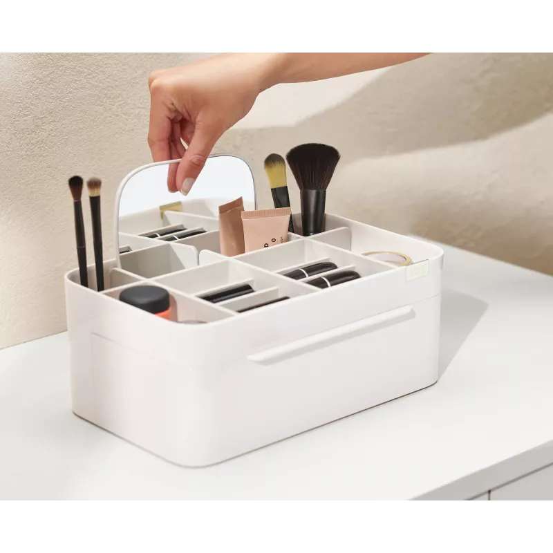 Joseph Joseph Viva Large Cosmetic Organiser with Removable Mirror