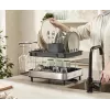 Joseph Joseph Excel Stainless Steel 2-Tier Expandable Dish Rack - Pilka