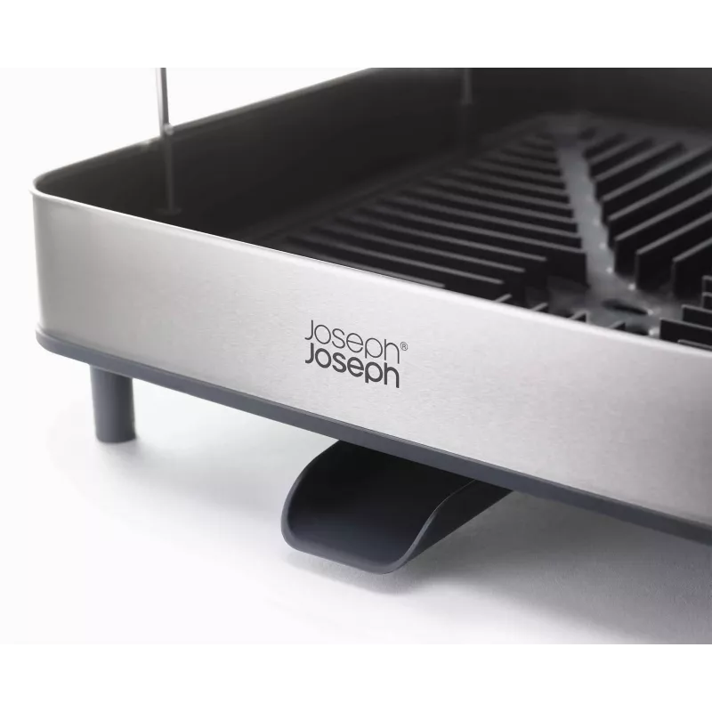 Joseph Joseph Excel Stainless Steel 2-Tier Expandable Dish Rack - Pilka