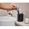 Joseph Joseph EasyStore Matt Black dantų šepetėlių laikiklis