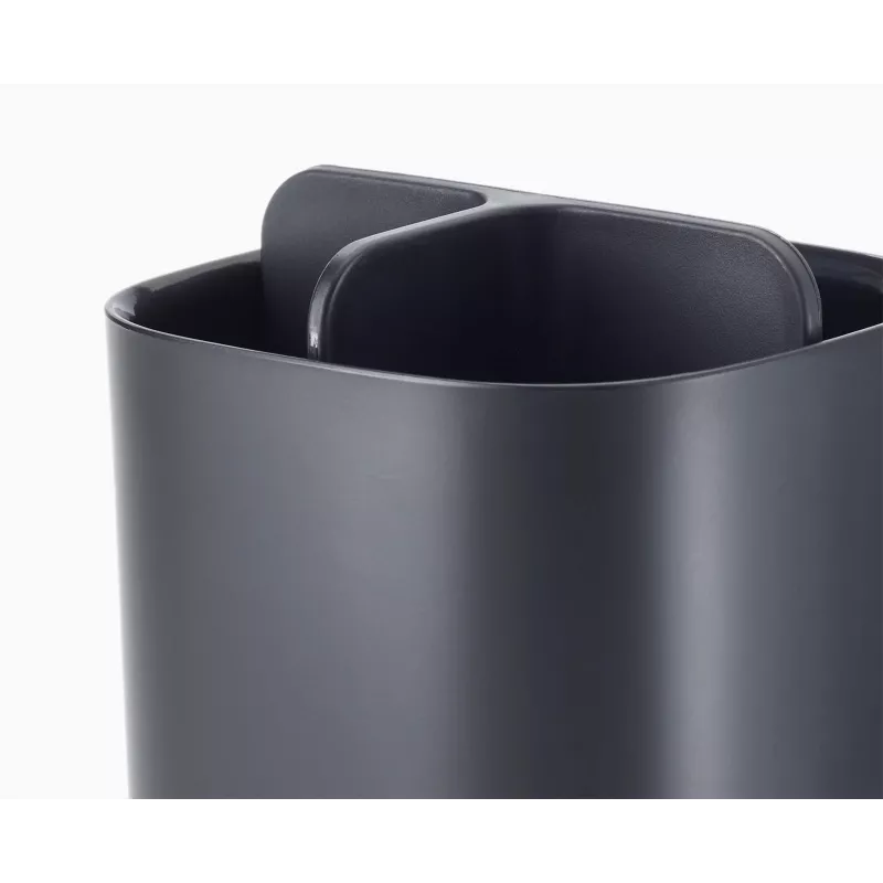 Joseph Joseph EasyStore Matt Black dantų šepetėlių laikiklis