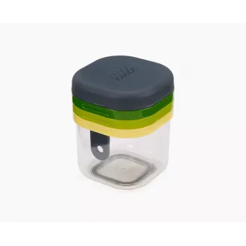 Joseph Joseph Multi-Prep Mini 3 dalių maisto ruošimo rinkinys, rankinis mini pjaustytuvas su skiltelių pjaustytuvu bei storo ir plono pjaustymo ašmenimis, įvairiaspalvis (20231)