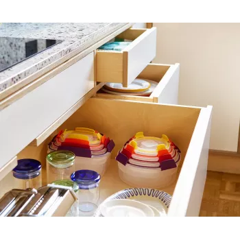 Joseph Joseph Nest Lock 4-vnt. apvalių maisto indų rinkinys