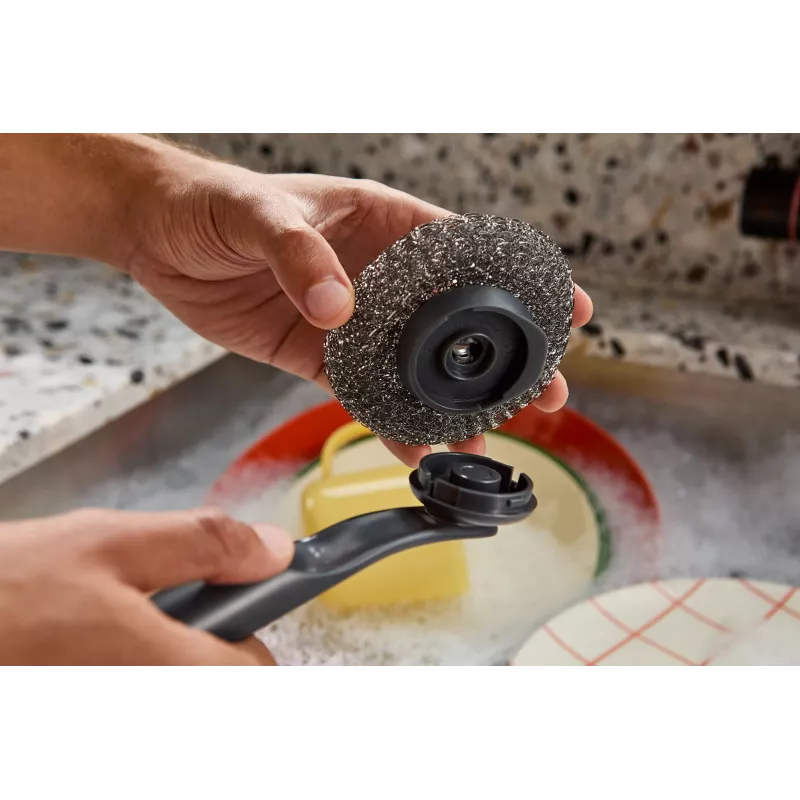 Joseph Joseph SinkTech 2-Piece Scourer Heads Grey