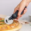 OTOTO Kitty Cut Pizza Cutter – juodai baltas katės dizaino pjaustytuvas picai
