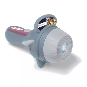 KIDYWOLF Projector Torch Grey incl. 3 Picture Slides