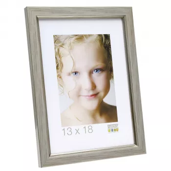 Deknudt S46AD1 Vieno Nuotraukos Rėmelis 13x18 cm Sidabrinis Plastikinis Stačiakampis