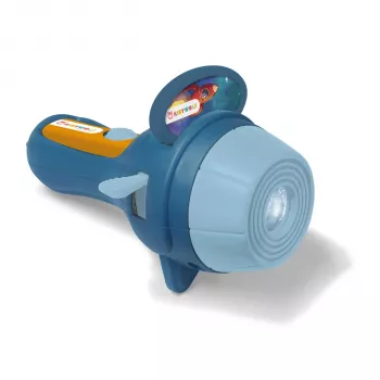 KIDYWOLF Projector Torch Blue incl. 3 Picture Slides