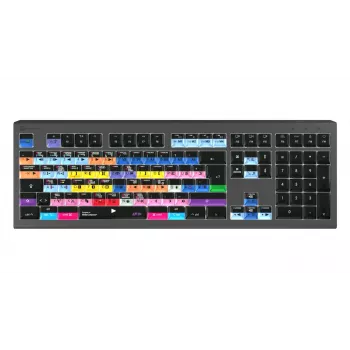 Logickeyboard Avid Media Composer Astra 2 Pro DE Mac redagavimo klaviatūra (vokiškas išdėstymas, apšvietimas, USB)