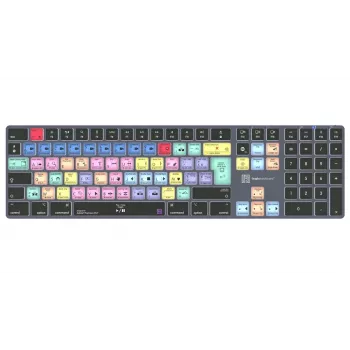 LogicKeyboard Adobe Premiere Pro CC Titan FR (Mac) - prancūziškas AZERTY išdėstymas, apšviesta, laidinė USB klaviatūra