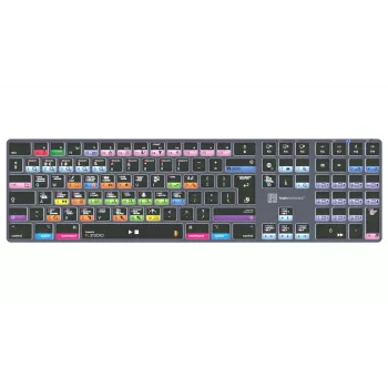 Logickeyboard FL Studio TITAN klaviatūra, skirta Mac – USB laidinė – juoda su spalvotais klavišais