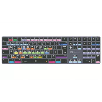 Logickeyboard FL Studio TITAN klaviatūra, skirta Mac – USB laidinė – juoda su spalvotais klavišais