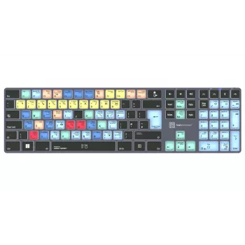 Logickeyboard Steinberg Cubase/Nuendo Titan UK PC Wired USB Keyboard su apšvietimu