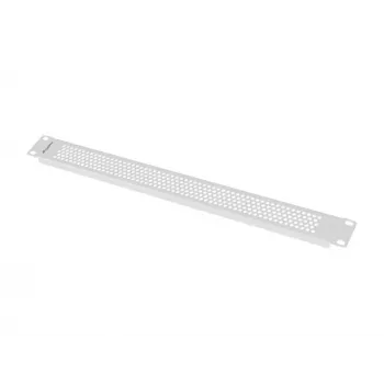 LANBERG 19 inch 1U Perforated Blanking Panel Grey RAL 7035